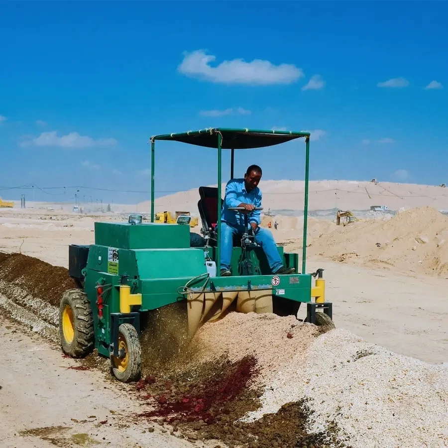 Compost Turner Machine - Máquina de compostagem de janela de