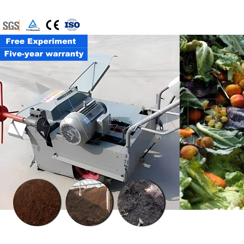 Compost Turner Machine - Misturador Autopropelido LANE, Máquina de Virar