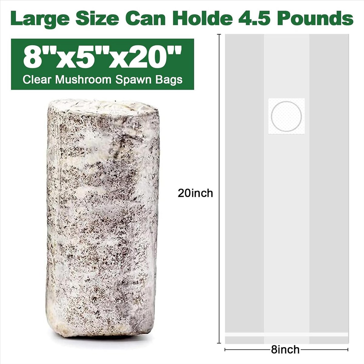 Sacos para Cultivo de Cogumelo - Mushroom Spawn Bag avaliação e preço