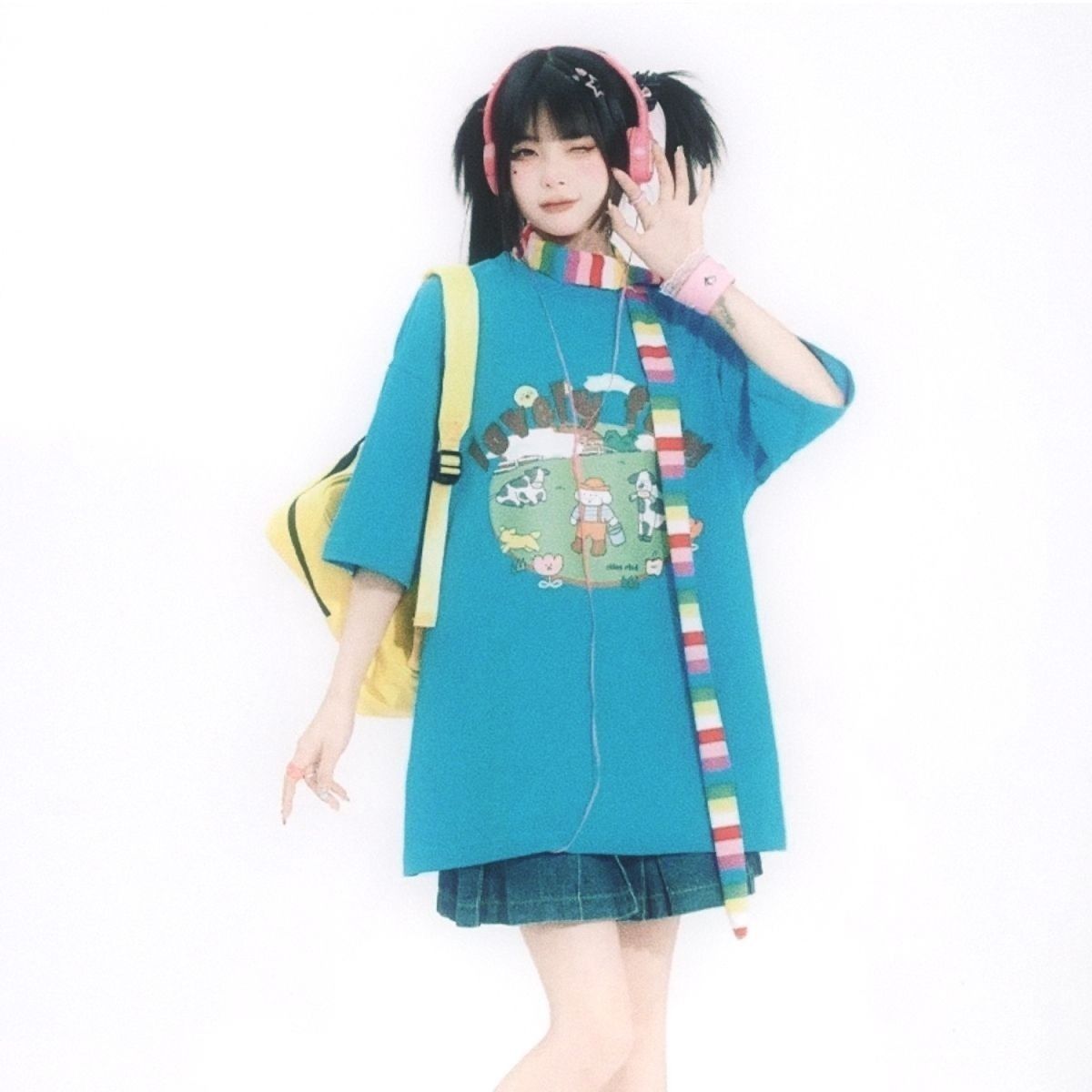 Camiseta Oversized Estilo Y2K  - Farming Japan avaliação e preço