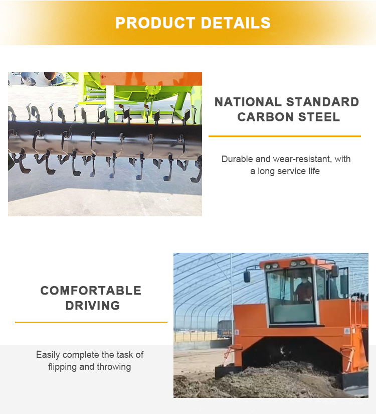 Máquina móvel agrícola do turn - Compost Turner Machine avaliação e preço