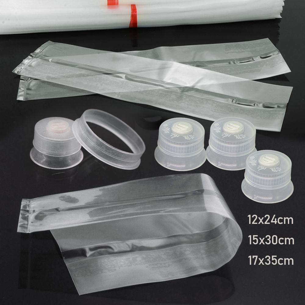 Kit de cultivo de cogumelo pp  - Mushroom Spawn Bag avaliação e preço