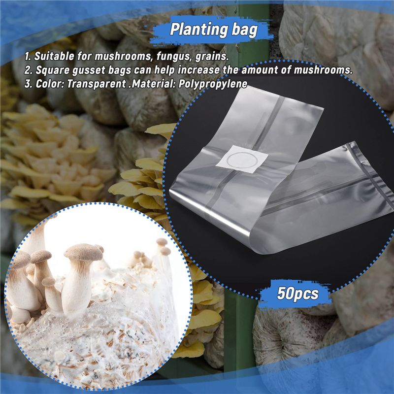 50 Sacos de Cultivo de Cogumel - Mushroom Spawn Bag avaliação e preço