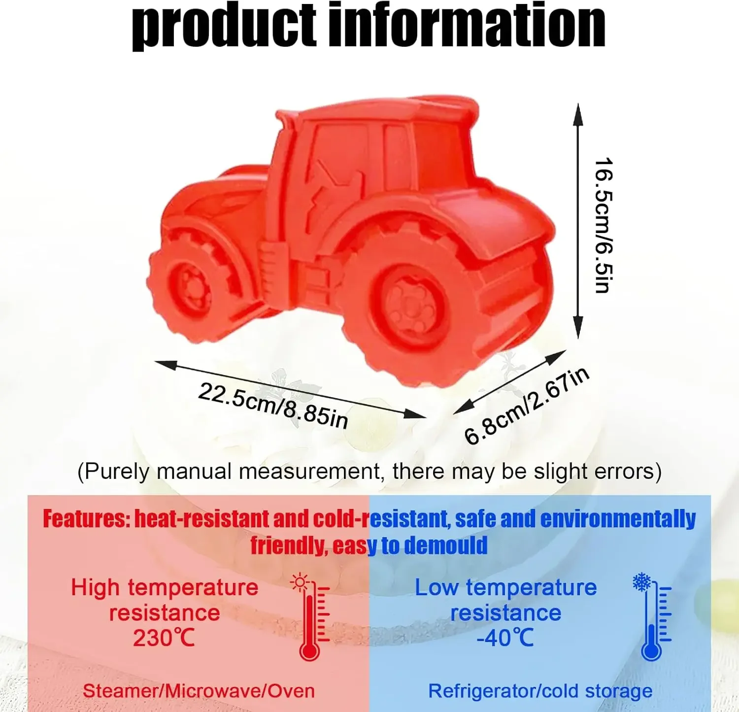 Moldes de silicone para cozime - Tractor Implement avaliação e preço