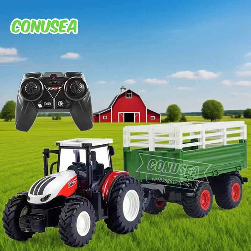 Trator de controle remoto rc c - Tractor Implement avaliação e preço