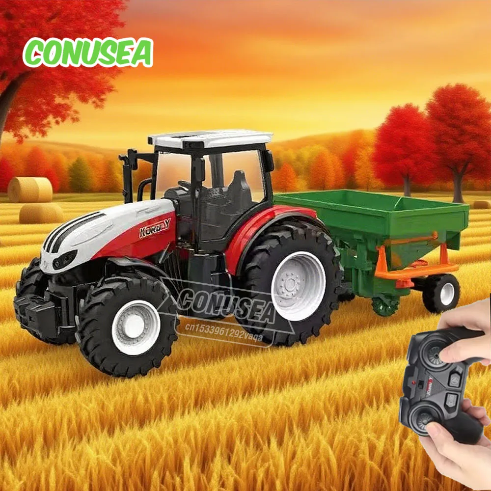 Trator de controle remoto rc c - Tractor Implement avaliação e preço