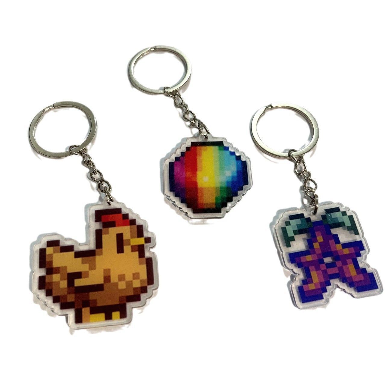 Chaveiro Pixel Art Vida na Faz - Farming Japan avaliação e preço